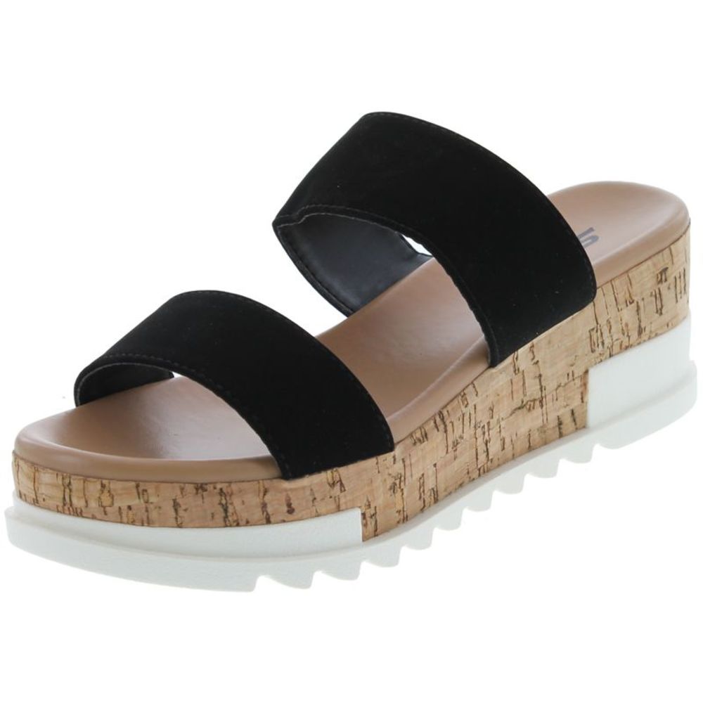 Soda Poppin Black Womens sandals 7 NEW